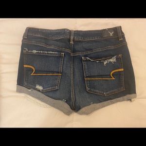 Denim shorts